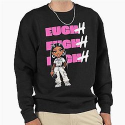 Glorilla Cartoon Girl Rap Design Pullover Sweatshirt