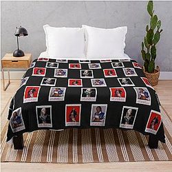 GloRilla Sticker Set T-Shirt Throw Blanket