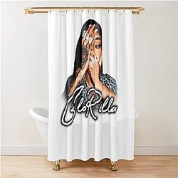 Midcentury Silhouette Shower Curtain