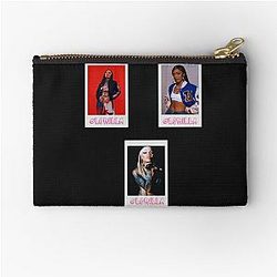 GloRilla Sticker Set T Shirt Zipper Pouch