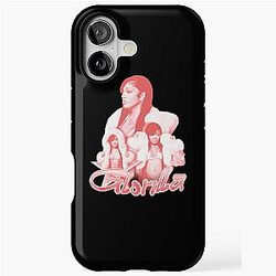 sepia Glorilla Pinky Girl iPhone Tough Case