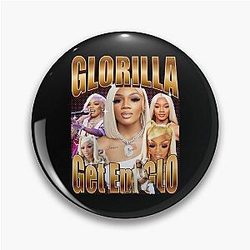 Glorilla Get 'Em Gretro Pin