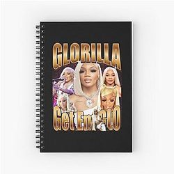 Glorilla Get Em Retro Notebook