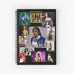 Glorilla Graphic Fan Art Spiral Notebook