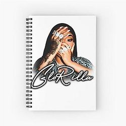 Midcentury Glorilla Silhouette Spiral Notebook