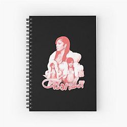 Sepia Glorilla Pinky Girl Spiral Notebook