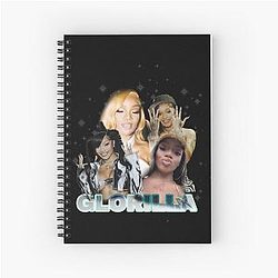 Glorilla Sticker Spiral Notebook