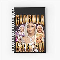 Glorilla Get Em Glo Retro Spiral Notebook