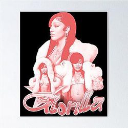 Sepia Glorilla Pinky Girl Poster