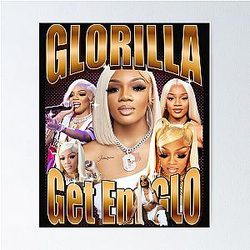 Glorilla Get Em Glo Poster