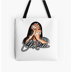 Midcentury Glorilla Silhouette All Print Tote Bag