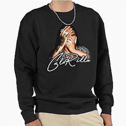 Silhouette Face Glorilla Pullover Hoodie