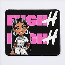 Glorilla Cartoon Girl Rap Mouse Pad