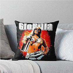 Y2K Style Glorilla Throw Pillow