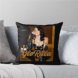 Glrorilla Throw Pillow