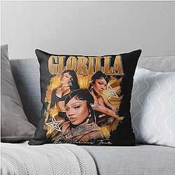 GloRilla The Glorious Tour For Fans Throw Pillow
