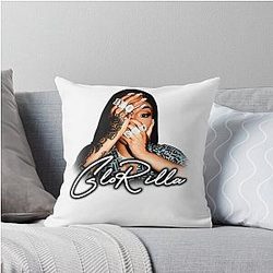 Midcentury Silhouette Throw Pillow