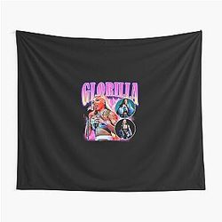 Retro Style Glorilla Classic Tapestry