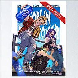 Stardew Valley Goblin Slayer Faux Band Poster