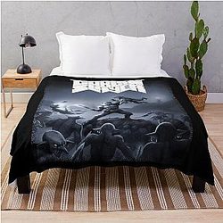 Goblin Slayer DOOM Homage Throw Blanket