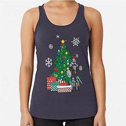 Goblin Slayer Around the Christmas Tree Racerback Tank Top