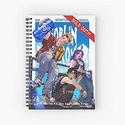 Stardew Valley Goblin Slayer Faux Band Poster Spiral Notebook