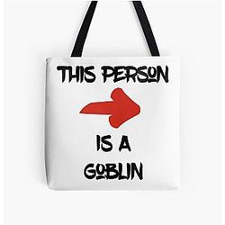 This Person is a Goblin Right Arrow - Goblin Slayer Tote Bag