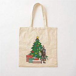 Goblin Slayer Around the Christmas Tree Cotton Tote Bag