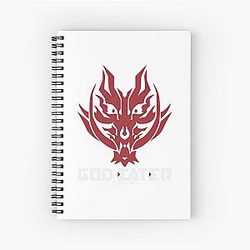 God Eater Fenrir Spiral Notebook