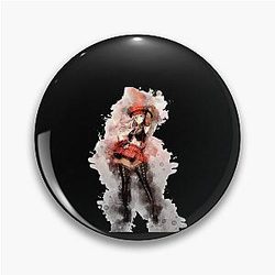 God Eater Alisa Watercolor Classic Pin
