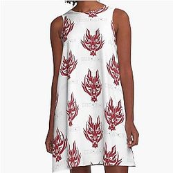 God Eater Fenrir Kids A-Line Dress black