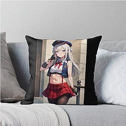 Alisa Ilinichina Amiella - God Eater Fanart Throw Pillow