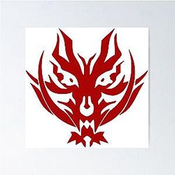 God Eater Fenrir Logo Poster