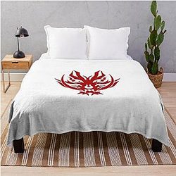 God Eater Fenrir Logo Throw Blanket