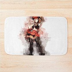 God Eater Alisa Watercolor Classic Bath Mat