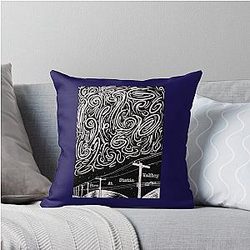 Godspeed You Black Emperor Comic Throw Pillow
