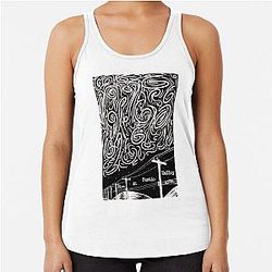 Godspeed You Black Emperor Comic Racerback Tank