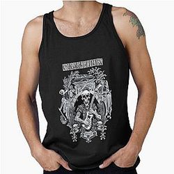 Gojira Band Skeleton With Guitars for Metal Music Lovers Gift Fan Tank Top