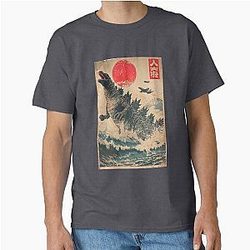 Godzilla Wrath of the Mountain Kaiju Game T-Shirt