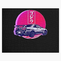 GTR R34 Gojira Sunset Puzzle