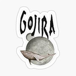 Gojira Fan Art Sticker