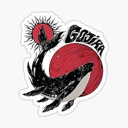 Gojira Flowers Sticker