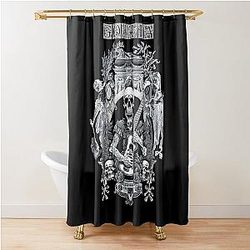 Gojira Band Skeleton With Guitars for Metal Music Lovers Gift For Fan Shower Curtain