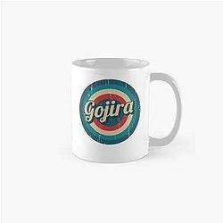 Circle Retro Gojira Music Lovers Gift Heavy Metal Fan Classic Mug
