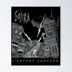 Metal Gojira Band Poster
