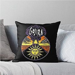 Gojira Heavy Metal Throw Pillow
