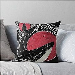 Gojira Throw Pillow