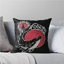 Gojira Band Flowers Guitar For Men Gift Metal Lovers Throw Pillow