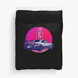 GTR R34 Gojira Duvet Cover