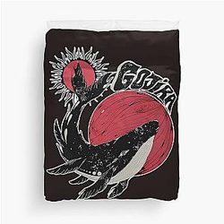 Gojira Band Flowers Guitar For Men Gift Metal Lover's Duvet Cover